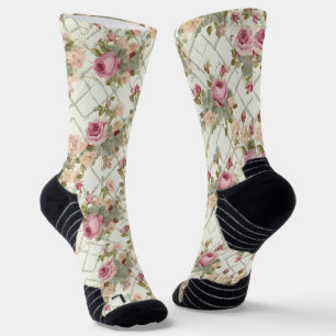 Shabby Chic Pattern Sokken