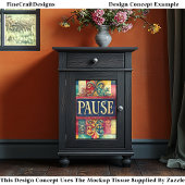 Shabby Chic Pauze  Teken DP5F Decoupage Tissuepapier