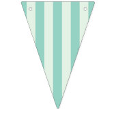 Shabby Chic Pink Aqua Floral Bunting Flag Vlaggetjes (Eerste vlag)