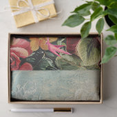 Shabby Chic Pink Flamingo Bloemen Decoupage Tissuepapier (Geschenk)