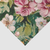 Shabby Chic Pink Flamingo Bloemen Decoupage Tissuepapier (Detail)