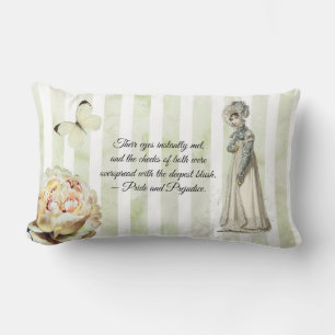 Shabby Chic Pride en Prejudice book quote Kussen