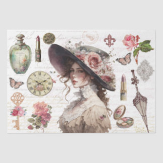 Shabby Chic Project Tissue Paper Tissuepapier