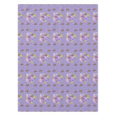 Shabby Chic Purple Pansy Floral Ditsy Nappe (Devant)