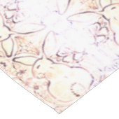 Shabby Chic Rabbit Tablecloth Ecru Floral Tafelkleed (Gekanteld)