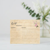 Shabby Chic Recipe Kaart (Staand voorkant)