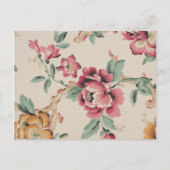  Shabby Chic Rood Wit En Zwart Rozen Briefkaart (Voorkant)