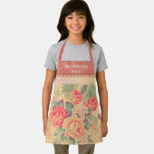 Shabby Chic  Roos Gepersonaliseerd Schort (Insitu)