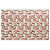 Shabby Chic Roos Pattern Fabric Stof (Yard (91,4 cm))