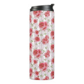 Shabby Chic Rose Tumbler Thermosbeker (Gedraaid links)
