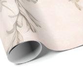  shabby chic roze cadeaupapier (Rol Hoek)