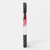 Shabby Chic roze Roses Polka Dots Case-Mate iPhone Case (Achterkant/links)