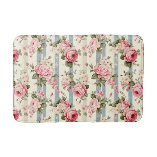 Shabby Chic  Rozen Badmat (Voorkant)
