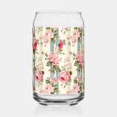 Shabby Chic  Rozen Blikvorm Glas (Links)