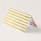 Shabby Chic Rozen & Gold Hartelijk dank Kaart (Achterkant)