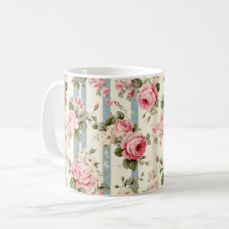 Shabby Chic Rozen Koffiemok