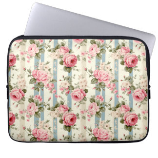 Shabby Chic Rozen Laptop Sleeve