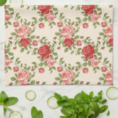  Shabby Chic Rozen Patroon Theedoek (Gevouwen)