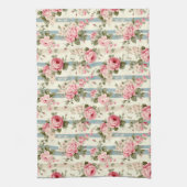 Shabby Chic Rozen Theedoek (Verticaal)