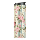 Shabby Chic  Rozen Thermosbeker (Gedraaid links)