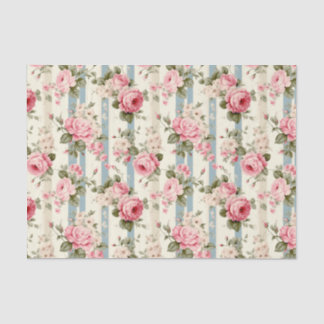 Shabby Chic Rozen Tissuepapier