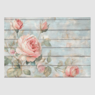 Shabby Chic rozen Tissuepapier