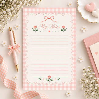 Shabby Chic Rozen Tuin Briefpapier Gelinieerd Papi