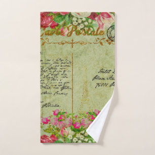 Shabby-chic, , rustic, country chic, French vin Handdoek