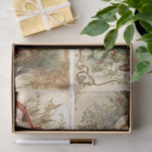 Shabby Chic Santa 4 Square Tissuepapier (Geschenk)