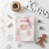 Shabby Chic Santa Claus Scrapbook Papier Poster