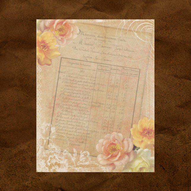  Shabby Chic Scrapbook Paper (Creator heeft geüpload)