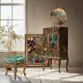 Shabby Chic, Sierportret, Portret van een danser Tissuepapier