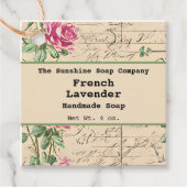Shabby Chic Soap Cosmetics Label label (Voorkant)