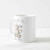 Shabby Chic Spilling Tea depuis la tasse Cadeau (Devant gauche)