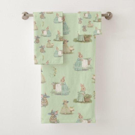 Shabby Chic Spring Rabbit (En situation)