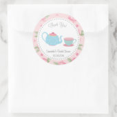 Shabby Chic Tea Party Fête des mariées Sticker (Sac)