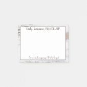 Shabby Chic, Trendy Custom SLP post it notes (Voorkant)