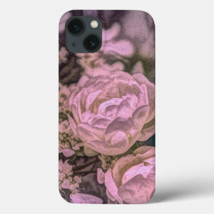 Shabby chic Victoriaans tuin Bohemian roze Rose iPhone 13 Hoesje