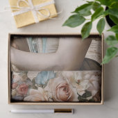 Shabby Chic  Victoriaans vrouw Tissuepapier (Geschenk)