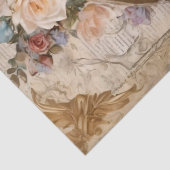 Shabby Chic  Victoriaans vrouw Tissuepapier (Detail)