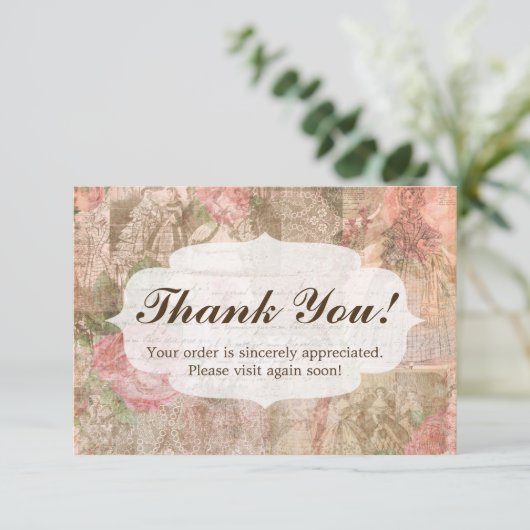 Shabby Chic Victorian Dames Merci de mode (Debout devant)