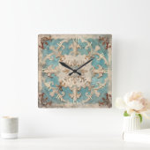 shabby chic vierkante klok (Huis)