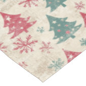  Shabby Chic Vintage kerstboom Tafelkleed (Gekanteld)