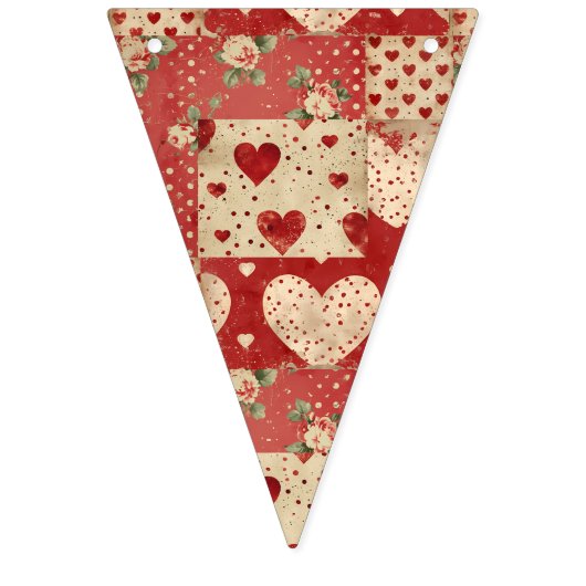  shabby chic vlaggetjes (Eerste vlag)