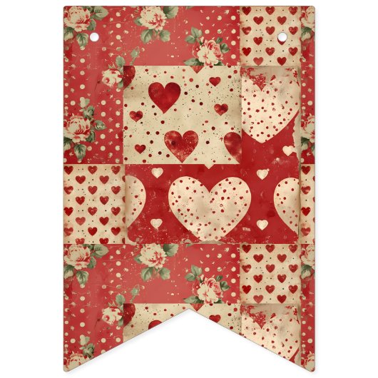  shabby chic vlaggetjes (Eerste vlag)