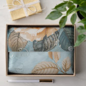 Shabby chic vlinder & blush rozen tissue papier (Geschenk)