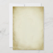 Shabby Chic Vogelkooi Bruiloft Uitnodiging (Achterkant)