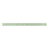 Shabby Chic White Light Apple Lime Green Gingham Lint (Voorkant)