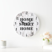 Shabby Chic White Wood Rustic Farmhouse Kitchen Grote Klok (Huis)