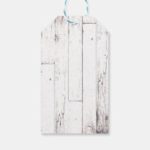 Shabby Chic Wit Houten Rustieke Boerderij Schuur F Cadeaulabel (Achterkant)